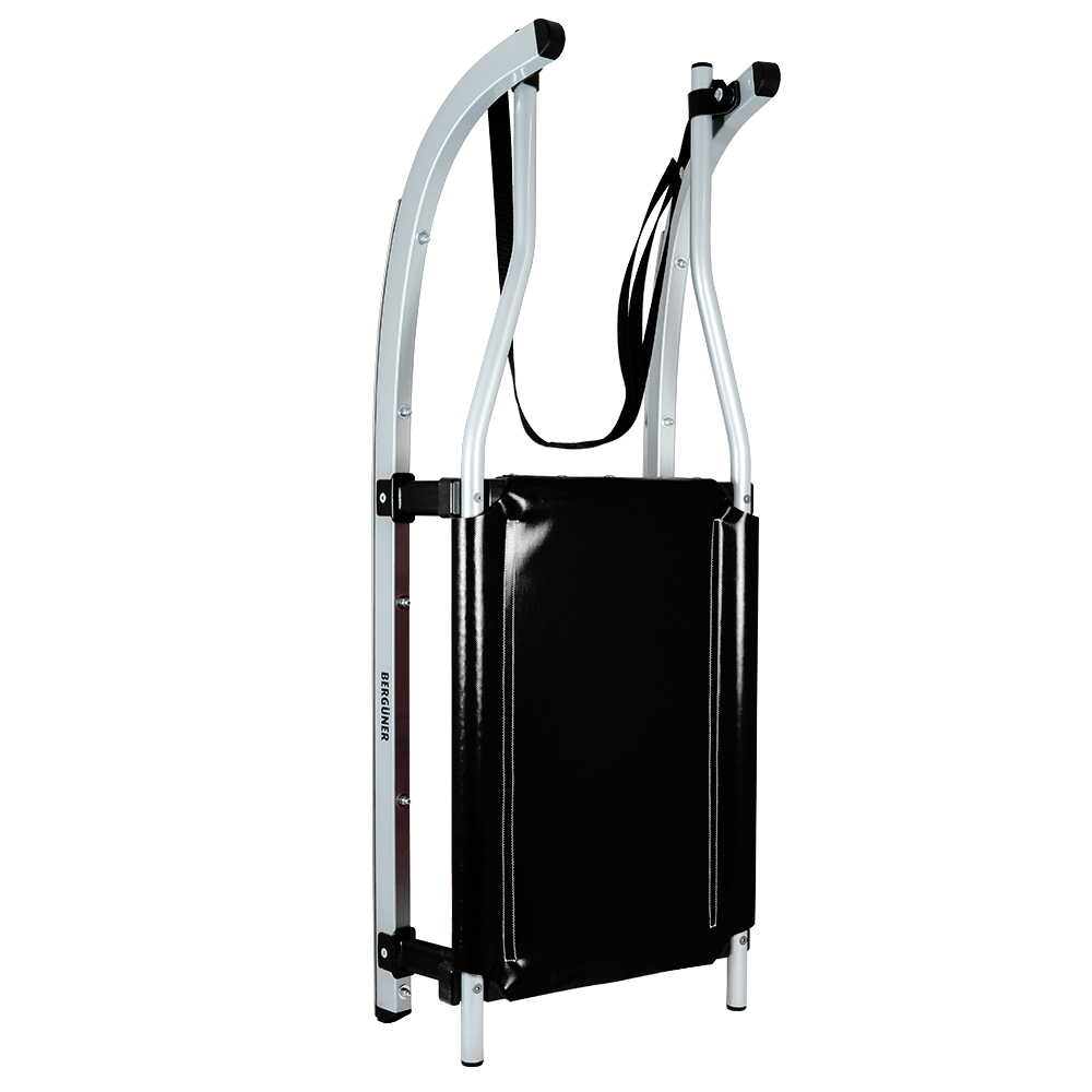 Alu-K-Rodel: Doppelsitzer 115cm, schwarz.